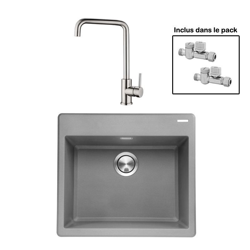 Pack : BRADANIT 51 GRIS + ARRONE INOX
