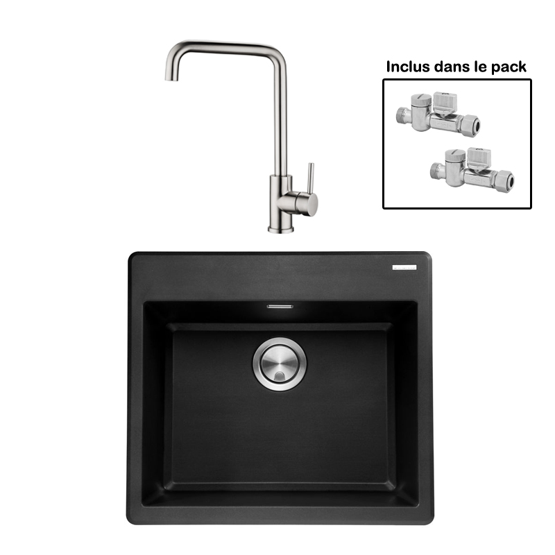 Pack : BRADANIT 51 NOIR + ARRONE INOX