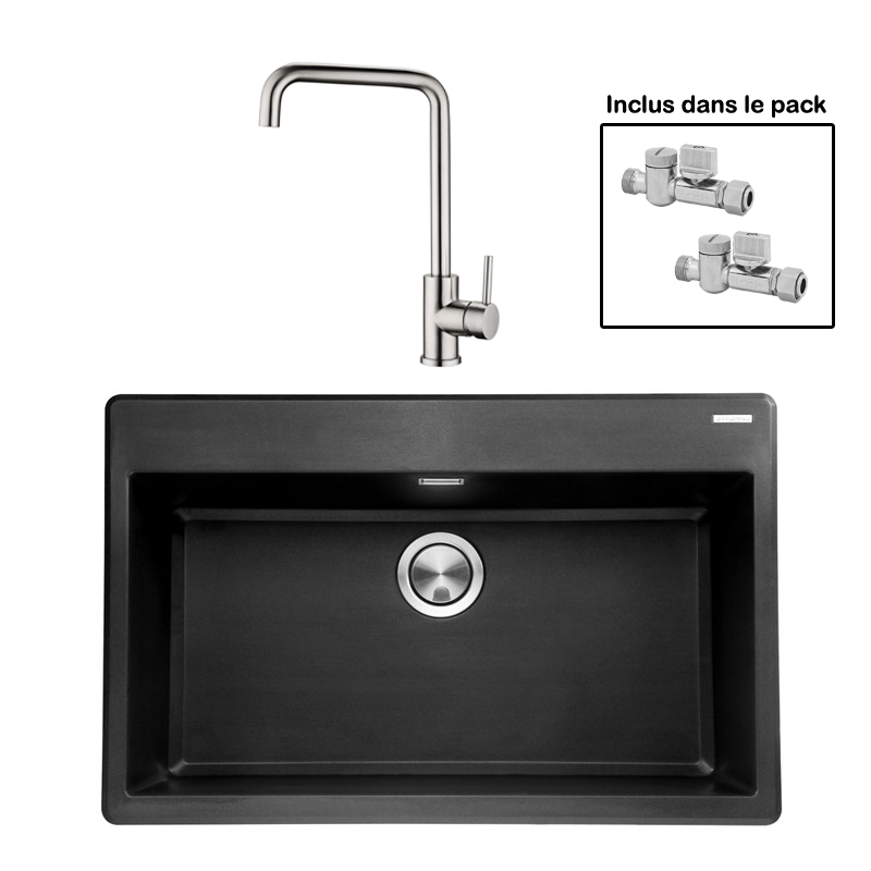 Pack : BRADANIT 73 NOIR + ARRONE INOX