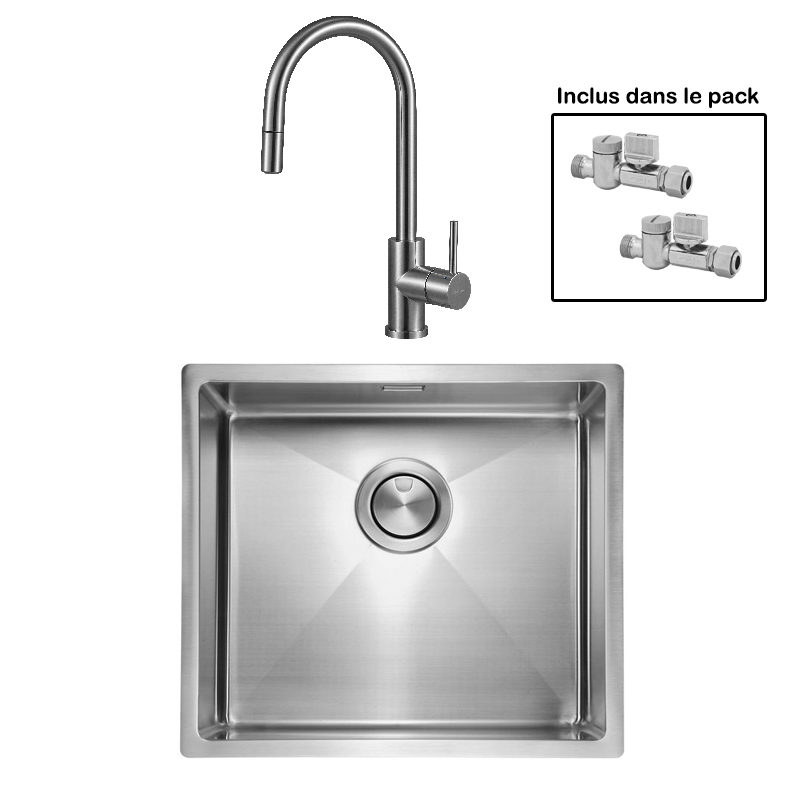 Pack : ALLARO 45 + ALLIA DOUCHETTE INOX