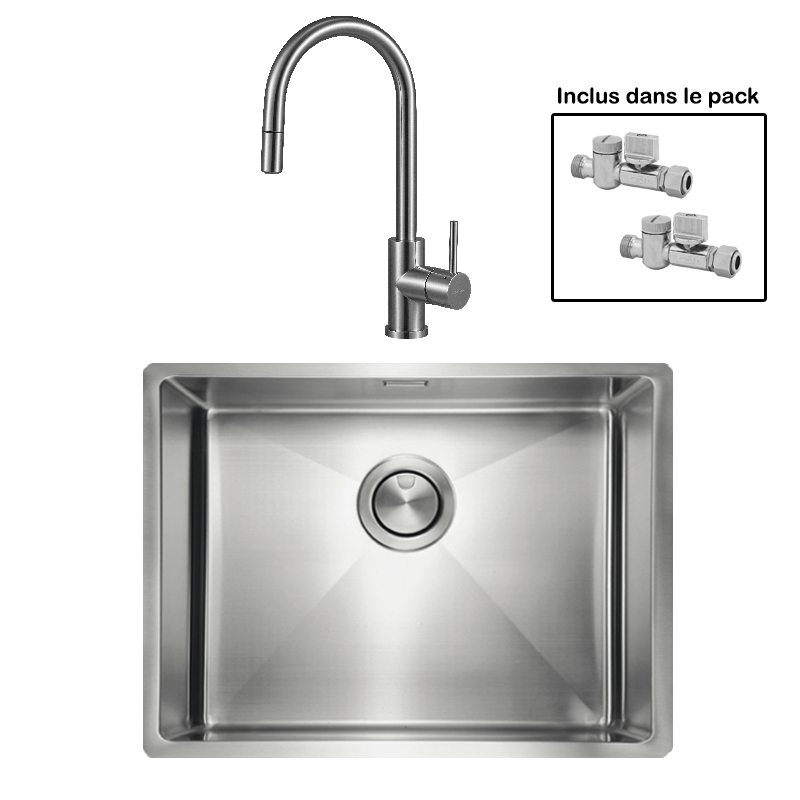 Pack : ALLARO 55 + ALLIA DOUCHETTE INOX