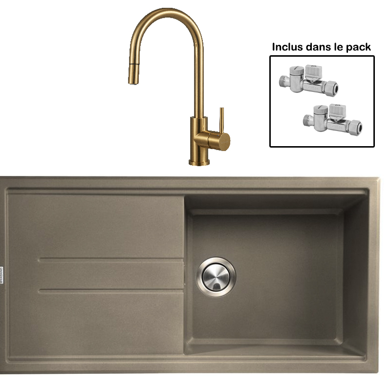 Pack : BRADANIT 48 MOKA + ALLIA DOUCHETTE GOLD