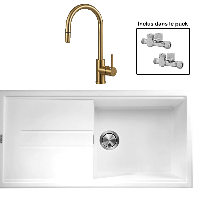 Pack : BRADANIT 48 BLANC + ALLIA DOUCHETTE GOLD