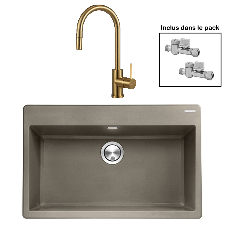 Pack : BRADANIT 73 MOKA + ALLIA DOUCHETTE GOLD