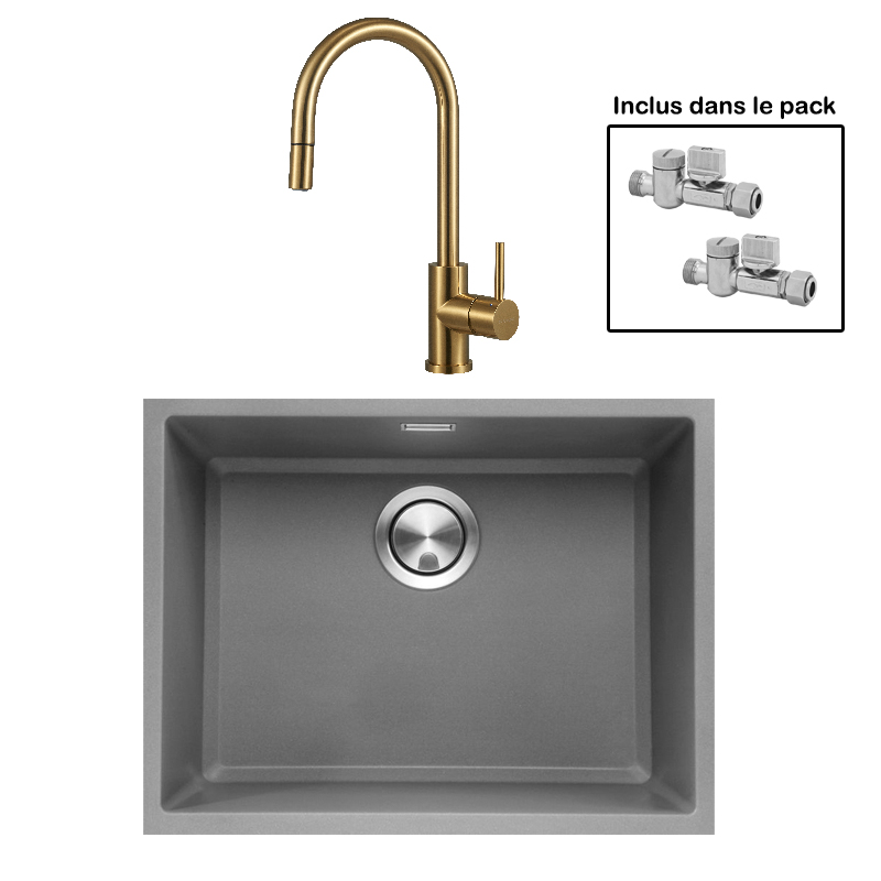 Pack : BRADANIT 51 U GRIS + ALLIA DOUCHETTE GOLD