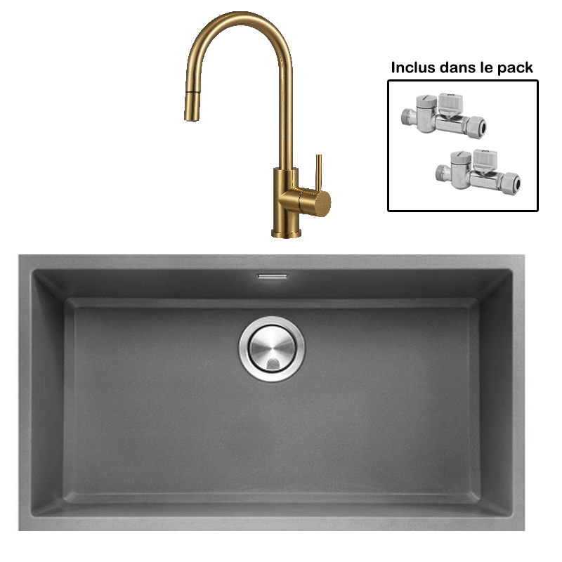 Pack : BRADANIT 73 U GRIS + ALLIA DOUCHETTE GOLD