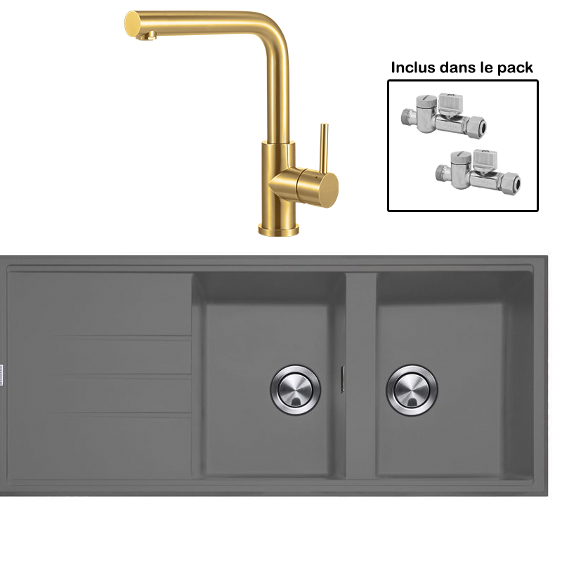 Pack : BRADANIT 3333 GRIS + AVISIO ECO 90 GOLD