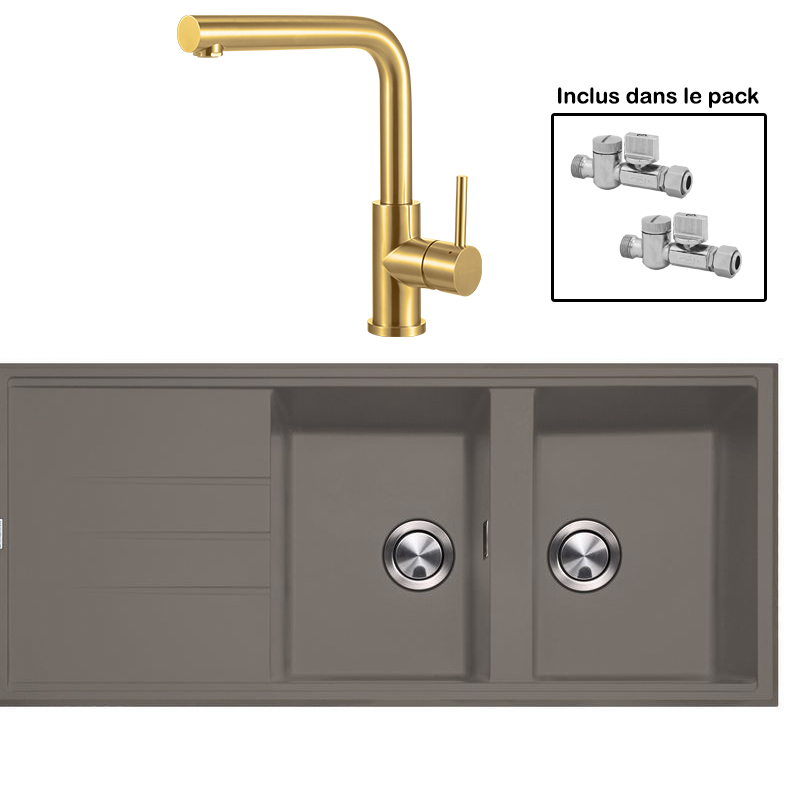 Pack : BRADANIT 3333 MOKA + AVISIO ECO 90 GOLD