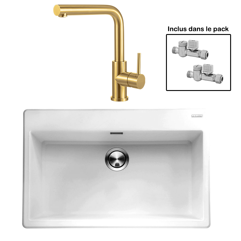 Pack : BRADANIT 73 BLANC + AVISIO ECO 90 GOLD