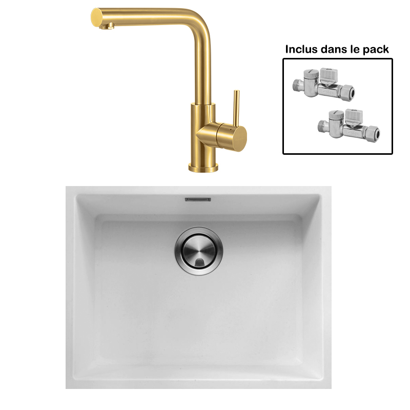 Pack : BRADANIT 51 U BLANC + AVISIO ECO 90 GOLD