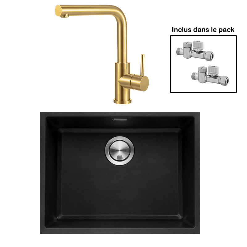 Pack : BRADANIT 51 U NOIR + AVISIO ECO 90 GOLD