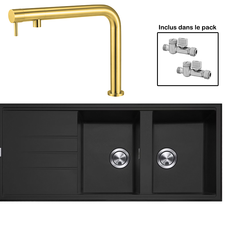 Pack : BRADANIT 3333 NOIR + FINO GOLD 316