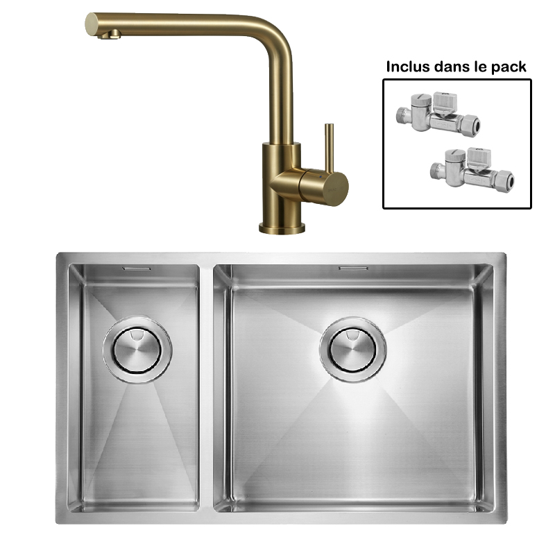 Pack : ALLARO 1845 + AVISIO ECO 90 LAITON
