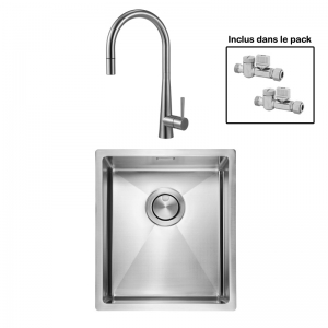 Pack : ALLARO 34 + ALENTO DOUCHETTE INOX