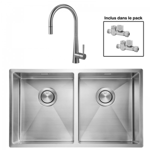 Pack : ALLARO 3434 + ALENTO DOUCHETTE INOX