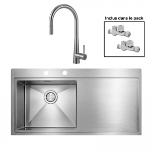 Pack : LIVENZA 46 ED + ALENTO DOUCHETTE INOX