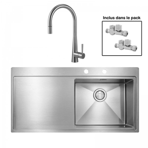 Pack : LIVENZA 46 EG + ALENTO DOUCHETTE INOX