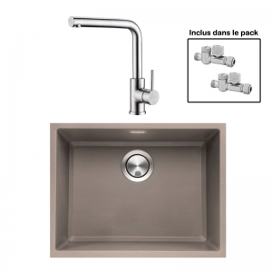 Pack : BRADANIT 51 U MOKA + AVISIO ECO 45 INOX