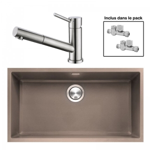 Pack : BRADANIT 73 U MOKA + CERAMI DOUCHETTE INOX