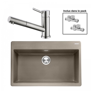 Pack : BRADANIT 73 MOKA + CERAMI DOUCHETTE INOX