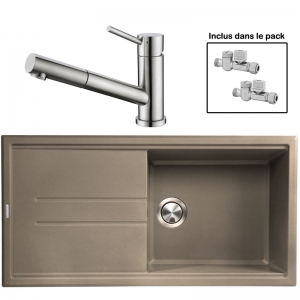 Pack : BRADANIT 48 MOKA + CERAMI DOUCHETTE INOX
