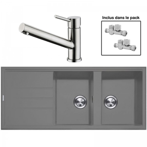 Pack : BRADANIT 3333 GRIS + CERAMI INOX