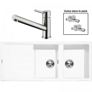 Pack : BRADANIT 3333 BLANC + CERAMI INOX
