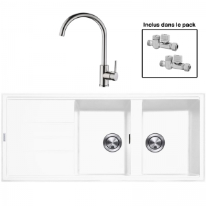 Pack : BRADANIT 3333 BLANC + ALLIA INOX