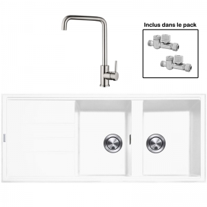 Pack : BRADANIT 3333 BLANC + ARRONE INOX