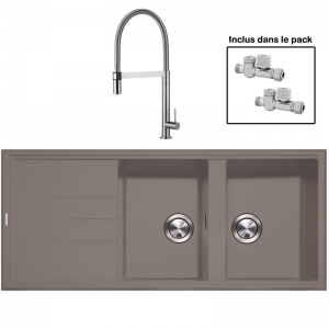 Pack : BRADANIT 3333 MOKA + TANARO INOX