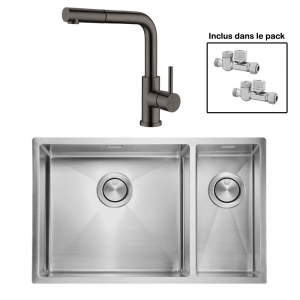 Pack : ALLARO 4518 + AVISIO DOUCHETTE BLACK ECO90