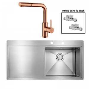 Pack : LIVENZA 46 EG + AVISIO DOUCHETTE CUIVRE ECO90