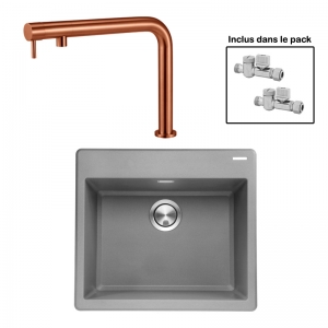 Pack : BRADANIT 51 GRIS + FINO CUIVRE 316