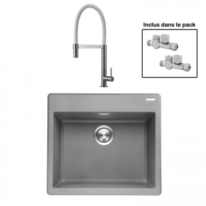 Pack : BRADANIT 51 GRIS + TANARO BLANC