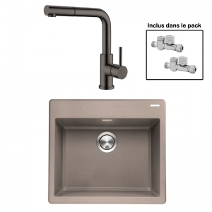 Pack : BRADANIT 51 MOKA + AVISIO DOUCHETTE BLACK ECO90