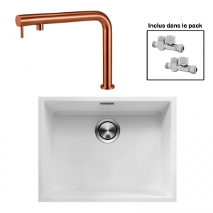 Pack : BRADANIT 51 U BLANC + FINO CUIVRE 316