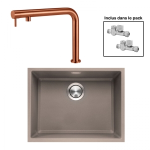 Pack : BRADANIT 51 U MOKA + FINO CUIVRE 316