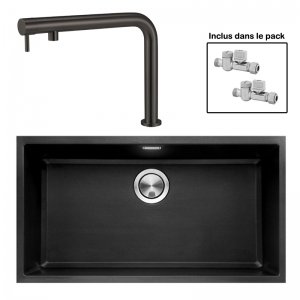 Pack : BRADANIT 73 U NOIR + FINO BLACK 316