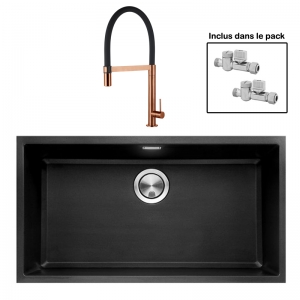 Pack : BRADANIT 73 U NOIR + TANARO CUIVRE