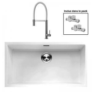 Pack : BRADANIT 73 U BLANC + TANARO BLANC