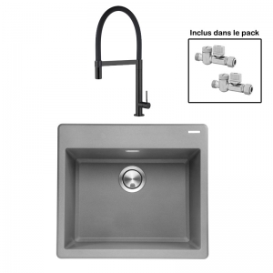 Pack : BRADANIT 51 GRIS + TANARO ALL BLACK