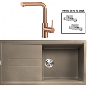 Pack : BRADANIT 48 MOKA + AVISIO ECO 90 CUIVRE