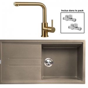 Pack : BRADANIT 48 MOKA + AVISIO ECO 90 LAITON