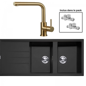 Pack : BRADANIT 3333 NOIR + AVISIO ECO 90 LAITON