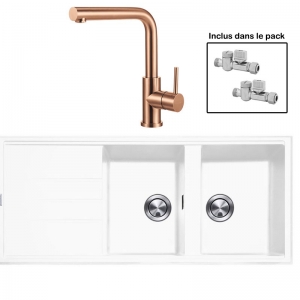 Pack : BRADANIT 3333 BLANC + AVISIO ECO 90 CUIVRE