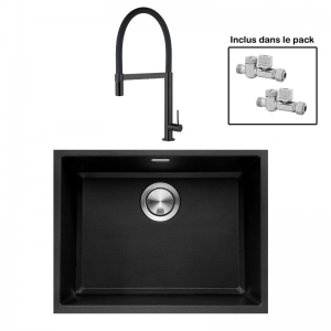 Pack : BRADANIT 51 U NOIR + TANARO ALL BLACK