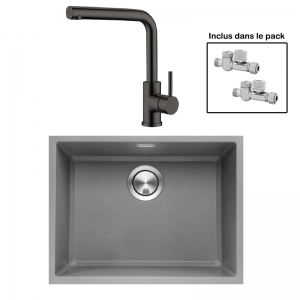 Pack : BRADANIT 51 U GRIS + AVISIO ECO 90 BLACK