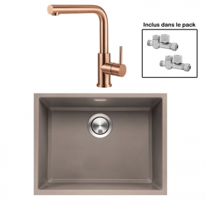 Pack : BRADANIT 51 U MOKA + AVISIO ECO 90 CUIVRE