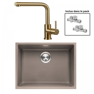 Pack : BRADANIT 51 U MOKA + AVISIO ECO 90 LAITON