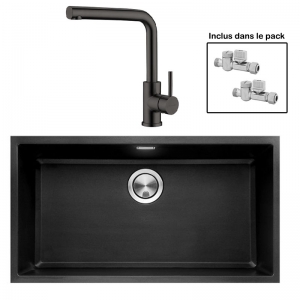 Pack : BRADANIT 73 U NOIR + AVISIO ECO 90 BLACK